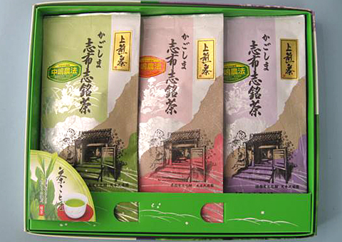 志布志銘茶　上級煎茶ギフト包装３本セット