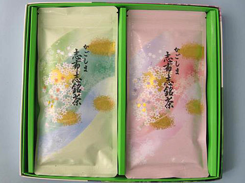 志布志銘茶　煎茶ギフト包装２本セット